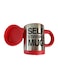 Stirring Mug Red/Silver/Black