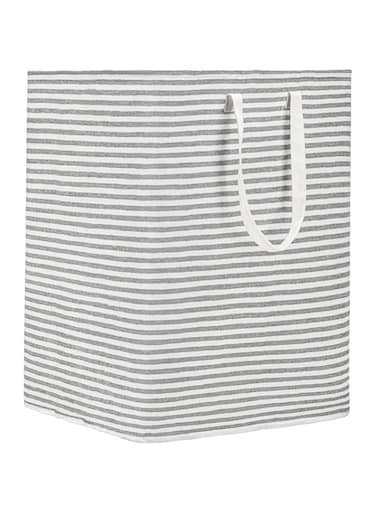 TERRIFI Freestanding Laundry Hamper with Handle, 80L Large Laundry Basket, Water Resistant Freestanding Clothes Hamper, for Laundry, Dorm, Home Use, Grey