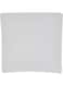 Harmony KK-631 Melamine Horeca Deep Square Plate 7.5" White