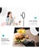 Professional Studio Lighting Kit 400W with QX 65CM Softbox &amp; Adjustable Stand &ndash; Dimmable LED Fill Li