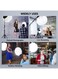 Professional Studio Lighting Kit 400W with QX 65CM Softbox &amp; Adjustable Stand &ndash; Dimmable LED Fill Li
