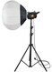 Professional Studio Lighting Kit 400W with QX 65CM Softbox &amp; Adjustable Stand &ndash; Dimmable LED Fill Li