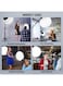 Professional Studio Lighting 100W with QX 65CM Softbox &amp; Adjustable Stand &ndash; Dimmable LED Fill Light