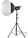 Professional Studio Lighting 100W with QX 65CM Softbox &amp; Adjustable Stand &ndash; Dimmable LED Fill Light