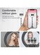 18" Ring Light with Tripod Stand &amp; Dual Phone Holder &ndash; RL-18 White LED Ring Lamp for Live Streaming,