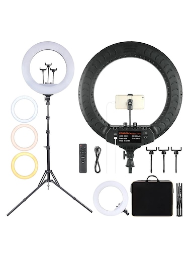 Original LED Ring Light 21 Inch &ndash; Dimmable LED Soft Ring Light with Tripod Stand &amp; Phone Holder, 3 L