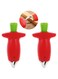 NALACAL 2 Pack Stainless Steel Strawberry Huller and Stem Remover, Easy-to-Use Corer Tool for Strawberries, Cherries, and Soft Fruits, Perfect for Baking, Jam Making, and Kitchen Gadgets