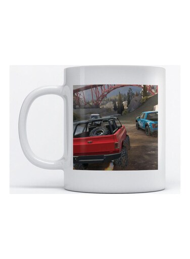 Mug Rebel Racing Game For Coffee And Tea White