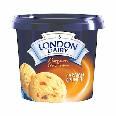 London Dairy Caramel Crunch Ice Cream, 1L