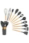 12 Piece Silicone Kitchen Spoon Set