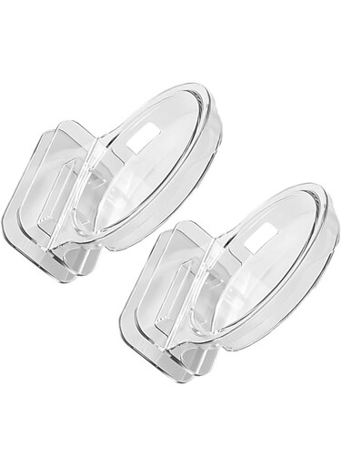 2pcs Adhesive Wall Mount Shelves, Floating Mini Wall Storage for Cameras Baby Monitor Router, Universal adhesive shelf, Easy Install Surveillance Camera Bracket Holder Stand, No-Drill Installation