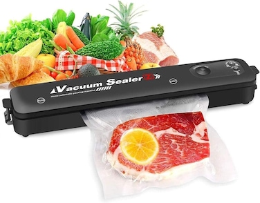 Kitchen Vacuum Sealer Machine with 20 Storage Bags for Food Saving