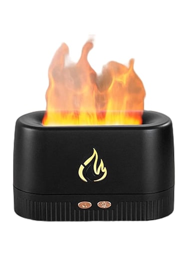 Essential Oil Diffusers Quiet Aromatherapy Diffuser, Auto Shut Off Scent Diffuser, Ultrasonic Oil Diffuser, Portable Flame Diffuser, Cool Mist Humidifiers for Bedroom, Home, Office, Yoga, Gym