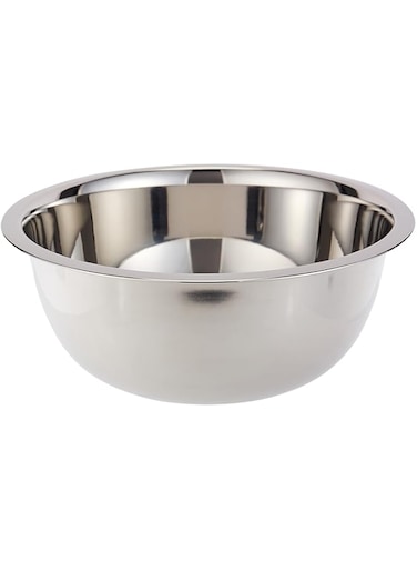 Raj Stainless Steel Mixing Bowl, 33.5 CM, RFB018, Serving Bowl , Mixing Bowl ,Baking &amp; Marinating Bowl