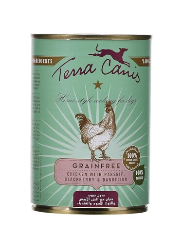 Terra Canis Grain Free Chicken Dog Wet Food - 400G