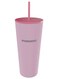 Stainless Steel 710ml Double Wall Tumbler / Leak-Proof Design / High-Capacity Design / ECO-Friendly Material - Pink