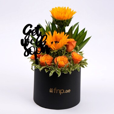 Get Well Soon Flowers Box