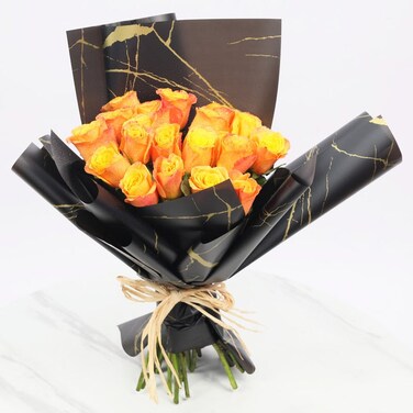 20 Orange Roses