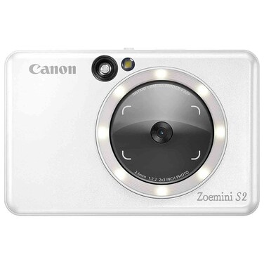 Canon Zoemini S2 2-in-1 Instant Camera Printer, 8 MP, Pearl White