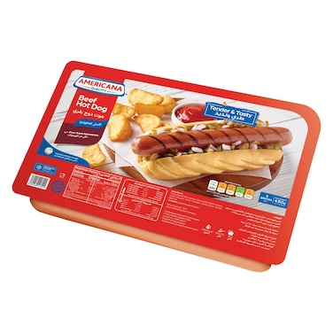 Americana Beef Hotdog, 450g
