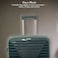 VIPTOUR Luggage Set of 3 PCS PP Softside Travel Luggage Bag 21/25/29 Inches
