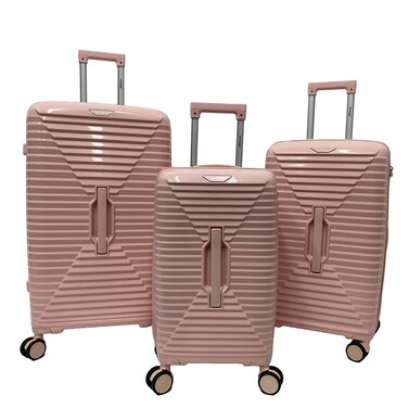VIPTOUR Luggage Set of 3 PCS PP Softside Travel Luggage Bag 21/25/29 Inches