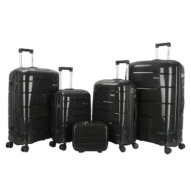 VIPTOUR Luggage Set of 5 PCS PP Softside Travel Luggage Bag With Expandable Zipper 14/20/24/28/32 Inches