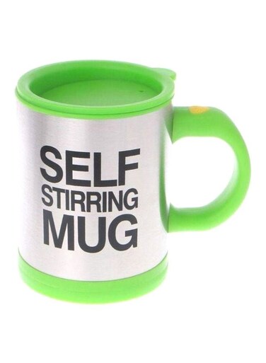 Stirring Mug Green/Silver