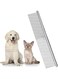 Dog Combs for Grooming, Metal Cat Comb for Removing Tangles and Knots, Professional Grooming Tool for Long and Short Haired Dog, Cat and other pets