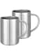 luvtree 400ml Insulated 304 Stainless Steel Coffee Mug, Double-Wall Vacuum Travel Tumbler, Shatterproof for Camping, Office, and Outdoor - Durable, Perfect for Hot and Cold Drinks (Set of 2)