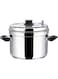 Stainless Steel Steamer Cooker Set, 6 Plates   Multi-Purpose Pot &amp; Steamer   Induction &amp; Gas Base