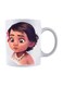 Printed Mug White/Brown/Pink