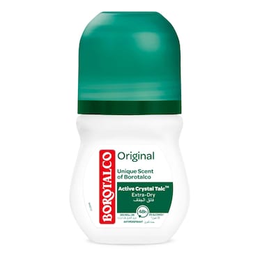 Borotalco Original Active Crystal Talc Deodorant Roll-on 50ml