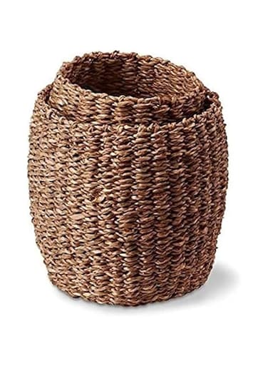 Tchibo Seaweed Baskets 2 Pack - Brown