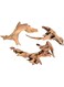 aoliiHou Natural sunken driftwood for Aquarium Decor Reptile Decor, Assorted Driftwood Branch 15-30cm(6-8"1 Pcs,8-10" 1Pcs,10-11" 1Pcs),3Pcs Fish Tank Decoration&hellip;