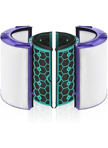 Unikstone Replacement Hepa Filter for Dyson HP04 TP04 DP04 TP05 DP05 Sealed Two Stage 360&deg; Pure Cool Fan HEPA Filter &amp; Activated Carbon Filter