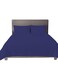 Smart Flat Bed Sheet Striped Cotton Bed Sheet with Pillow Cover (50x70cm) Blue