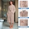 Hotel Linen Klub Cotton Bathrobe Free Size - Unisex Waffle Weave with Belt &amp; Pockets - Beige