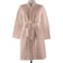 Hotel Linen Klub Cotton Bathrobe Free Size - Unisex Waffle Weave with Belt &amp; Pockets - Beige