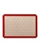 Silicone Macaron Baking Mat Red/Beige 42 x 1 x 29.5cm