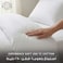 Hotel Linen Klub طقم غطاء لحاف دبل قطن 250 خيط مخطط 1 سم قطعتين 160x220 سم + غطاء مخدة 50x75 سم – أبيض
