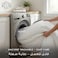 Hotel Linen Klub طقم غطاء لحاف دبل قطن 250 خيط مخطط 1 سم 3 قطع 180x220 سم + 2 غطاء مخدة 50x75 سم – أبيض