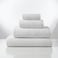 Hotel Linen Klub 4-Piece Cotton Towel Set 600GSM &ndash; Ultra-Absorbent White Towels with Bath Mat, Bath, Hand &amp; Face Towels