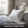 Hotel Linen Klub Duck Feather Pillow 50x75cm &ndash; 233TC 100% Cotton Cover, 1100g Feather Filling, White