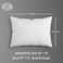 Hotel Linen Klub Duck Feather Pillow 50x75cm &ndash; 233TC 100% Cotton Cover, 1100g Feather Filling, White