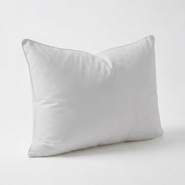 Hotel Linen Klub Duck Feather Pillow 50x75cm &ndash; 233TC 100% Cotton Cover, 1100g Feather Filling, White