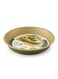 Profesional Flat Tart Cake Pan 28 cm for making Pie, Tarts, Cakes, Made in Italy Green/Brown