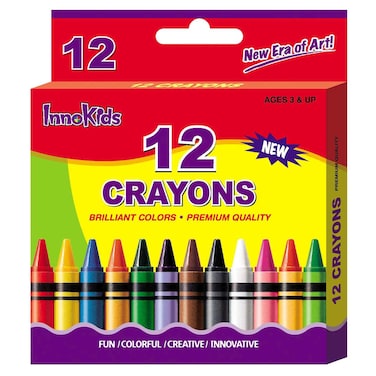 InnoKids Crayons, 12 Colours