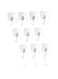 Honwor&reg; Sticky Wall Hooks, Heavy Duty Adhesive Hooks for Home &amp; Kitchen, 10-Pack Hooks, Easy Mount, No Damage, Organize Space