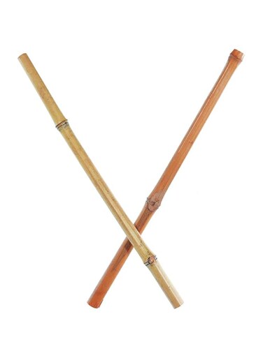 West Coast Paracord Natural Bamboo Rods Bags, Purses, Wall Hangings 2 Pack 12 Inches Long, 5/8 Inches Thick